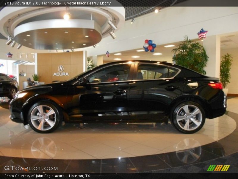 Crystal Black Pearl / Ebony 2013 Acura ILX 2.0L Technology