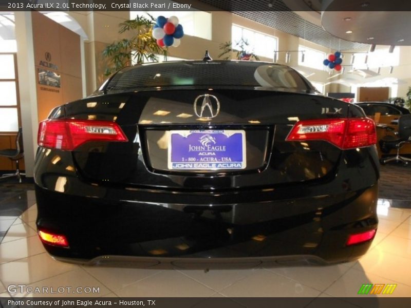 Crystal Black Pearl / Ebony 2013 Acura ILX 2.0L Technology
