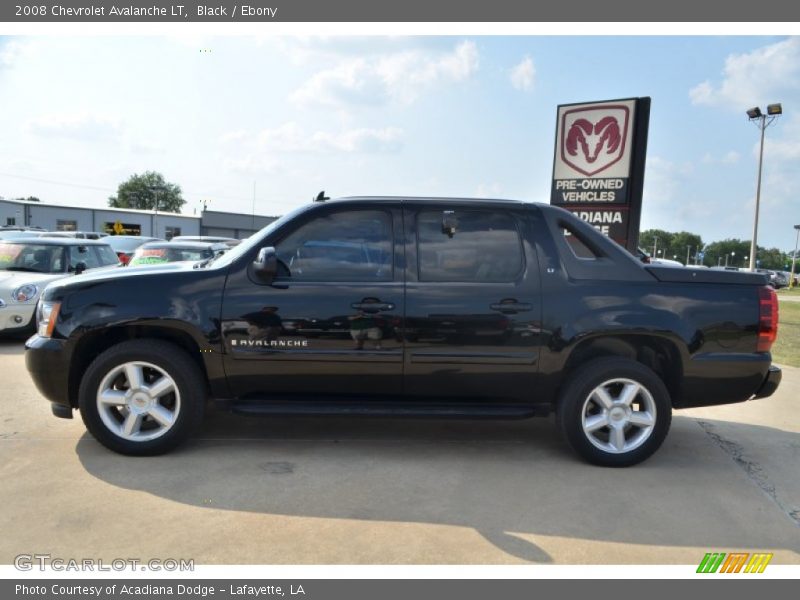 Black / Ebony 2008 Chevrolet Avalanche LT
