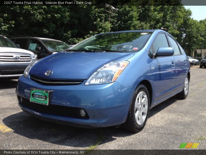 Seaside Blue Pearl / Dark Gray 2007 Toyota Prius Hybrid