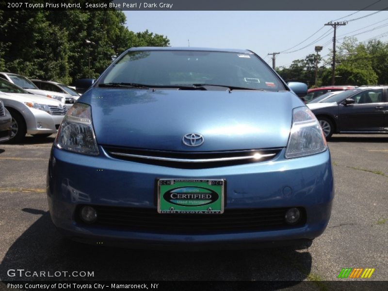 Seaside Blue Pearl / Dark Gray 2007 Toyota Prius Hybrid