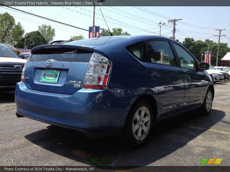 Seaside Blue Pearl / Dark Gray 2007 Toyota Prius Hybrid