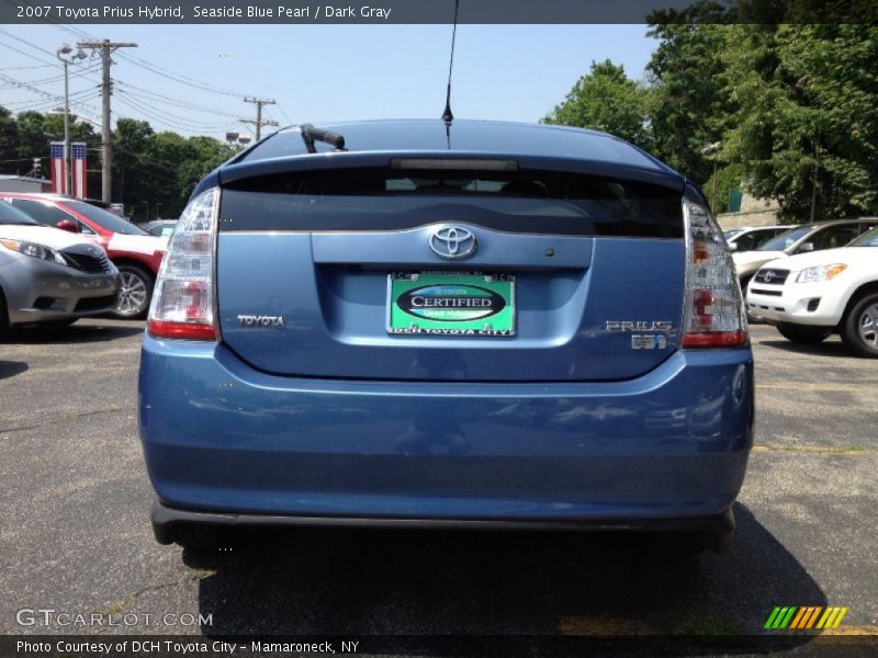 Seaside Blue Pearl / Dark Gray 2007 Toyota Prius Hybrid