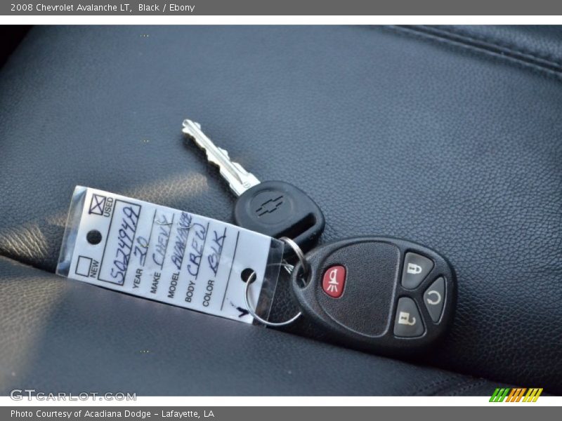 Black / Ebony 2008 Chevrolet Avalanche LT