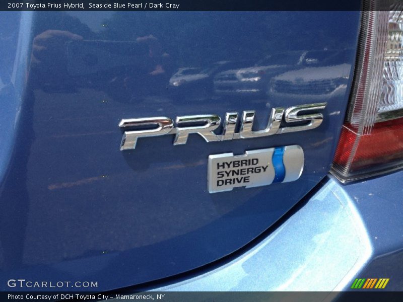 Seaside Blue Pearl / Dark Gray 2007 Toyota Prius Hybrid