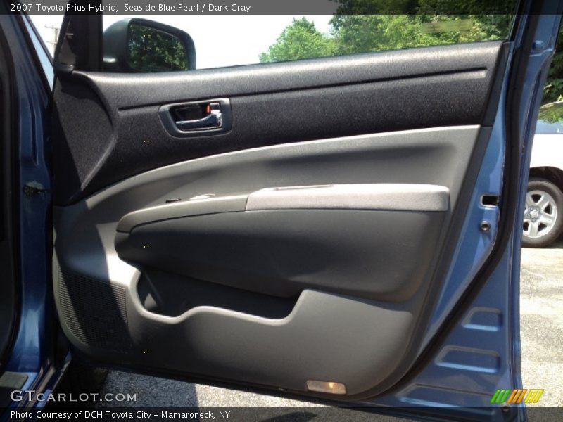 Seaside Blue Pearl / Dark Gray 2007 Toyota Prius Hybrid