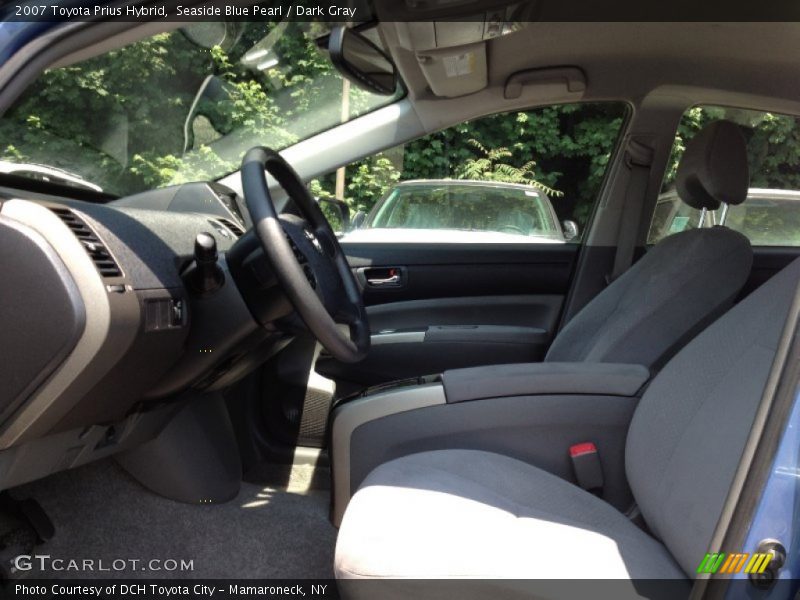 Seaside Blue Pearl / Dark Gray 2007 Toyota Prius Hybrid
