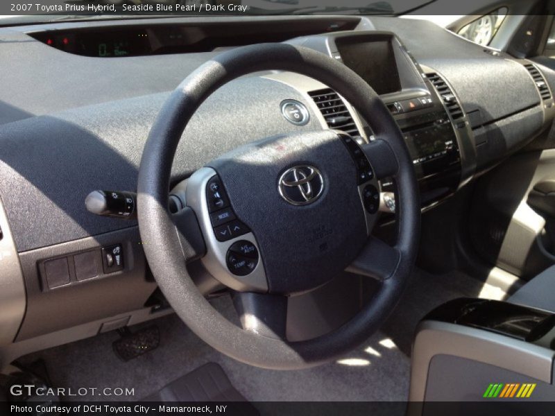 Seaside Blue Pearl / Dark Gray 2007 Toyota Prius Hybrid