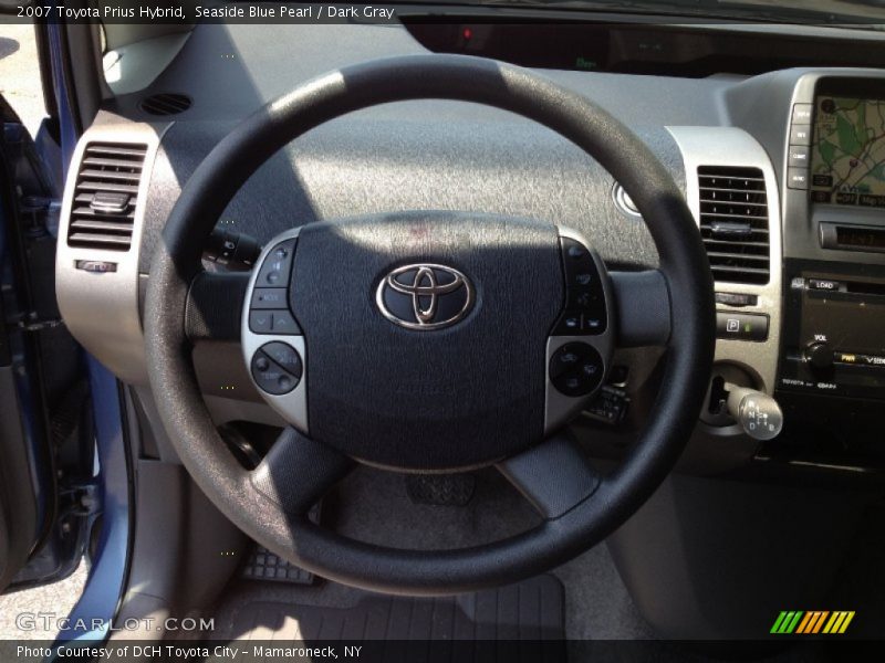 Seaside Blue Pearl / Dark Gray 2007 Toyota Prius Hybrid