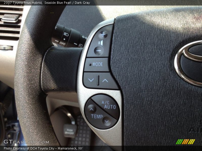 Seaside Blue Pearl / Dark Gray 2007 Toyota Prius Hybrid