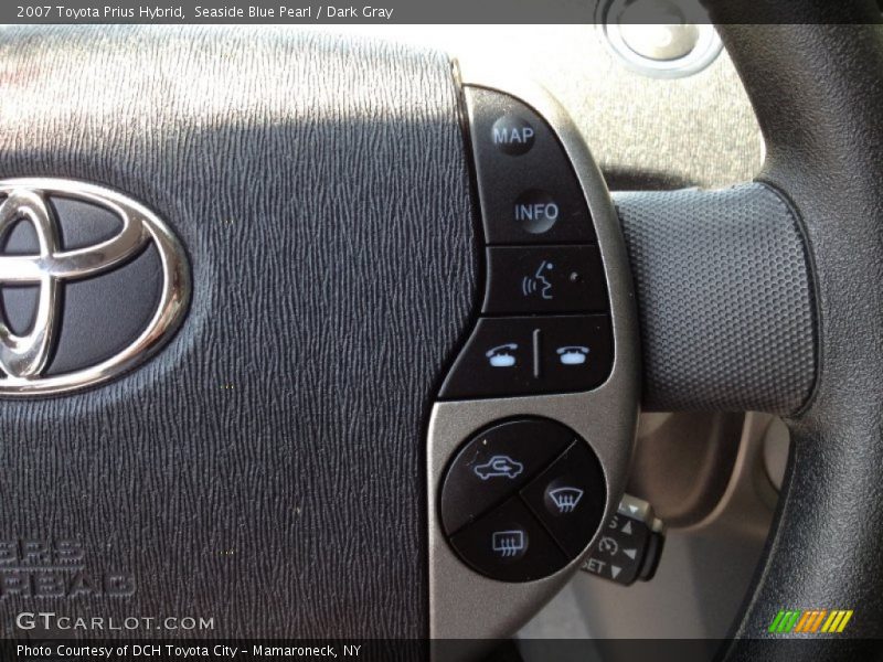 Seaside Blue Pearl / Dark Gray 2007 Toyota Prius Hybrid