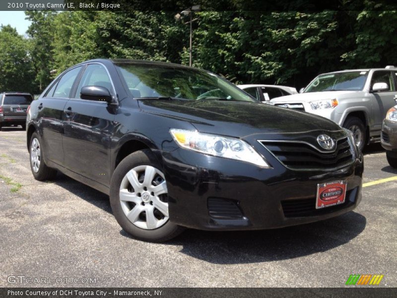 Black / Bisque 2010 Toyota Camry LE