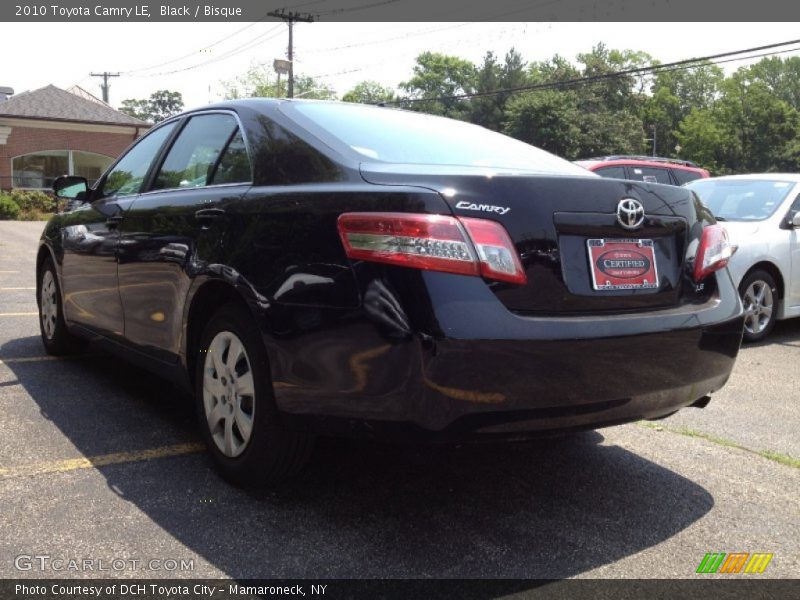 Black / Bisque 2010 Toyota Camry LE