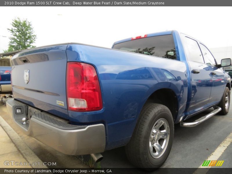 Deep Water Blue Pearl / Dark Slate/Medium Graystone 2010 Dodge Ram 1500 SLT Crew Cab