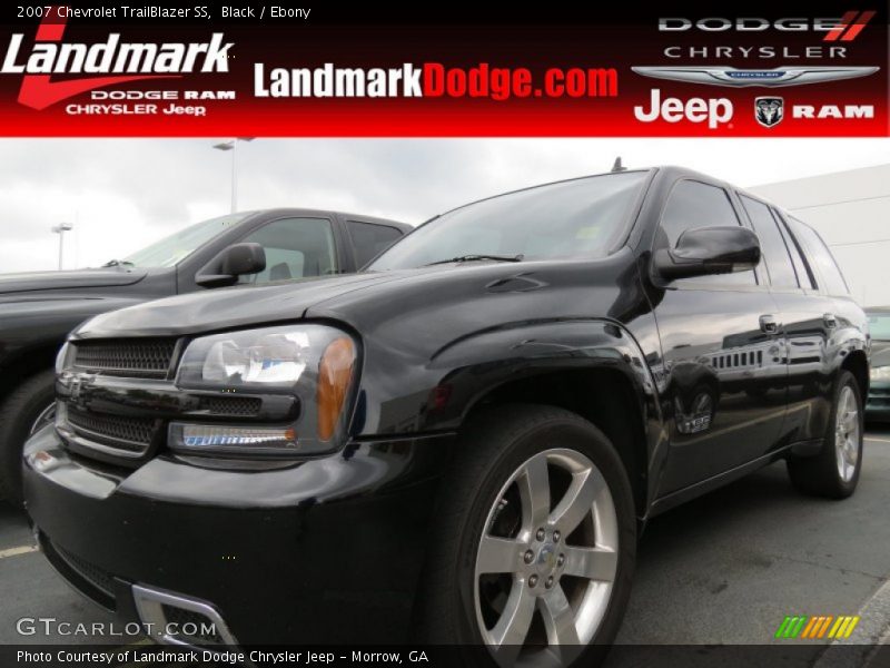 Black / Ebony 2007 Chevrolet TrailBlazer SS