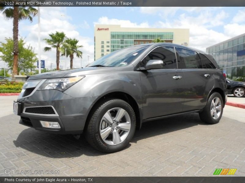 Polished Metal Metallic / Taupe 2012 Acura MDX SH-AWD Technology