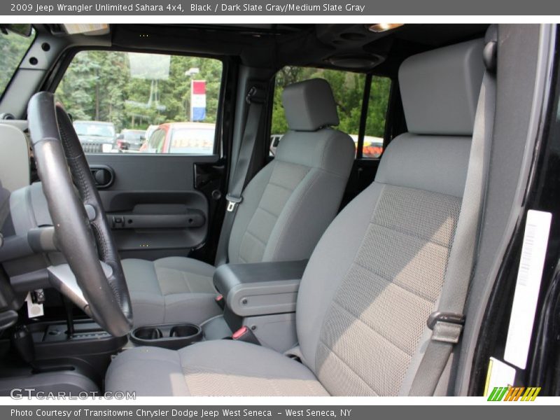 Black / Dark Slate Gray/Medium Slate Gray 2009 Jeep Wrangler Unlimited Sahara 4x4