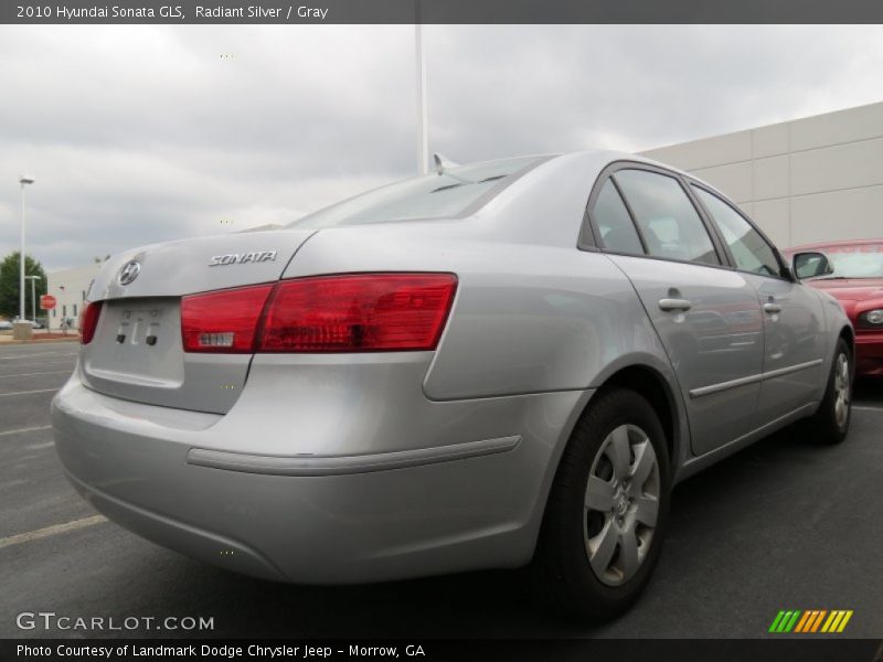 Radiant Silver / Gray 2010 Hyundai Sonata GLS