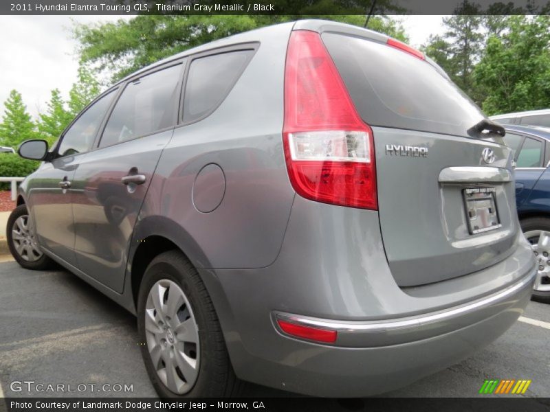 Titanium Gray Metallic / Black 2011 Hyundai Elantra Touring GLS