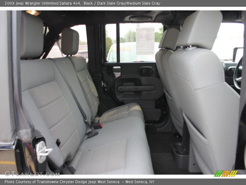 Black / Dark Slate Gray/Medium Slate Gray 2009 Jeep Wrangler Unlimited Sahara 4x4