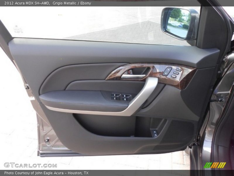Grigio Metallic / Ebony 2012 Acura MDX SH-AWD