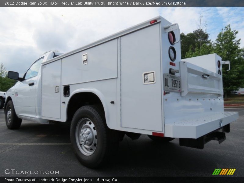 Bright White / Dark Slate/Medium Graystone 2012 Dodge Ram 2500 HD ST Regular Cab Utility Truck