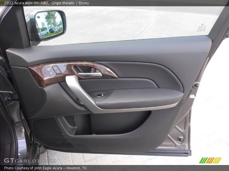 Grigio Metallic / Ebony 2012 Acura MDX SH-AWD