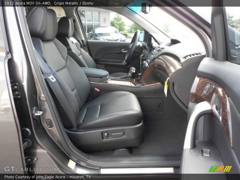 Grigio Metallic / Ebony 2012 Acura MDX SH-AWD