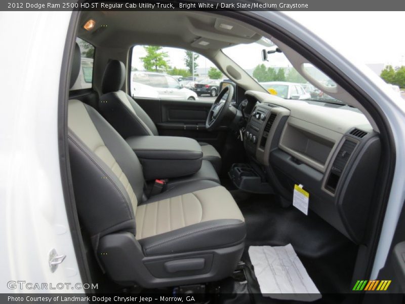 Bright White / Dark Slate/Medium Graystone 2012 Dodge Ram 2500 HD ST Regular Cab Utility Truck