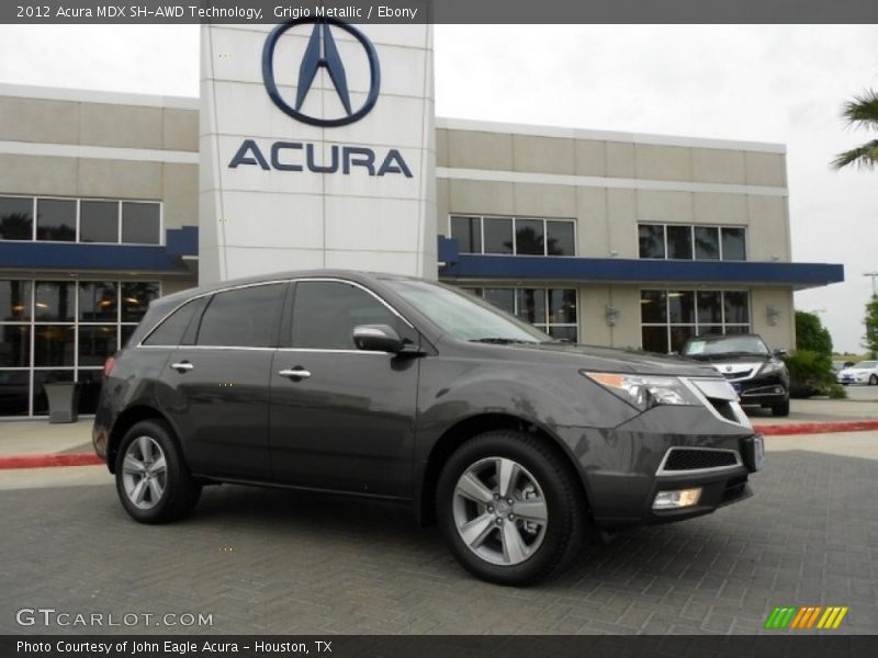 Grigio Metallic / Ebony 2012 Acura MDX SH-AWD Technology