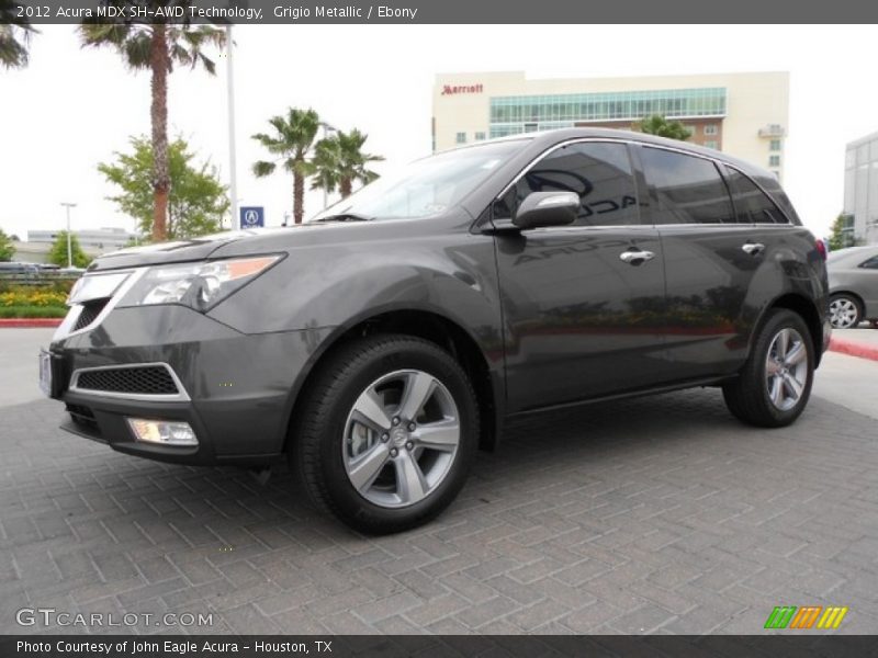 Grigio Metallic / Ebony 2012 Acura MDX SH-AWD Technology