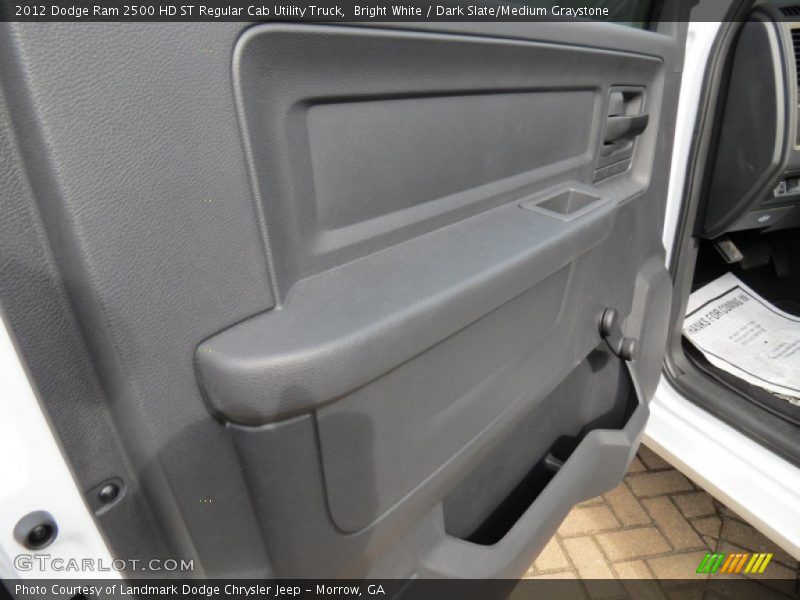 Bright White / Dark Slate/Medium Graystone 2012 Dodge Ram 2500 HD ST Regular Cab Utility Truck