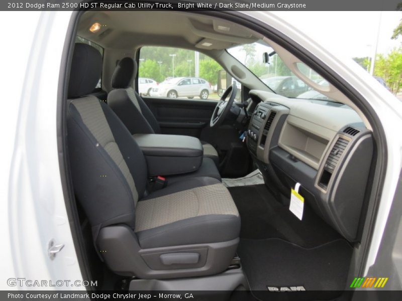 Bright White / Dark Slate/Medium Graystone 2012 Dodge Ram 2500 HD ST Regular Cab Utility Truck
