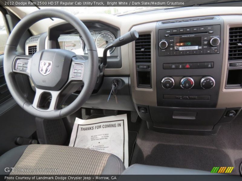Dashboard of 2012 Ram 2500 HD ST Regular Cab Utility Truck
