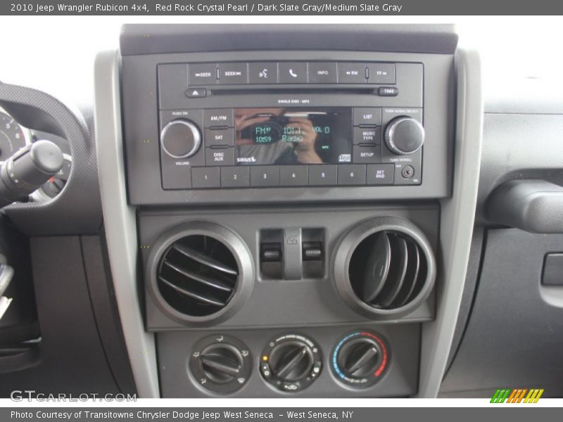 Red Rock Crystal Pearl / Dark Slate Gray/Medium Slate Gray 2010 Jeep Wrangler Rubicon 4x4