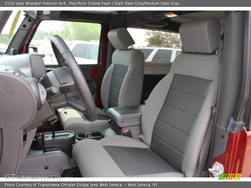 Red Rock Crystal Pearl / Dark Slate Gray/Medium Slate Gray 2010 Jeep Wrangler Rubicon 4x4