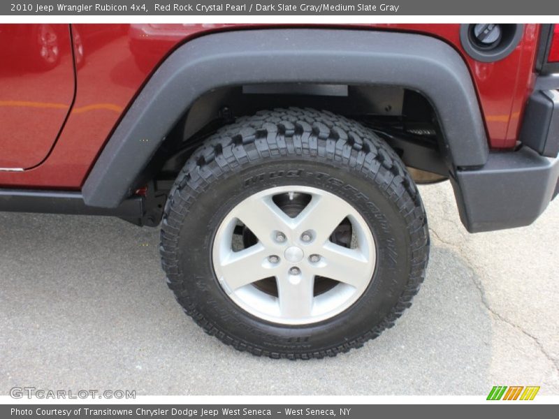 Red Rock Crystal Pearl / Dark Slate Gray/Medium Slate Gray 2010 Jeep Wrangler Rubicon 4x4