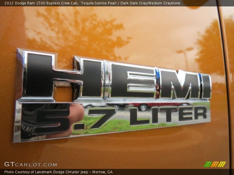 Tequila Sunrise Pearl / Dark Slate Gray/Medium Graystone 2012 Dodge Ram 1500 Express Crew Cab