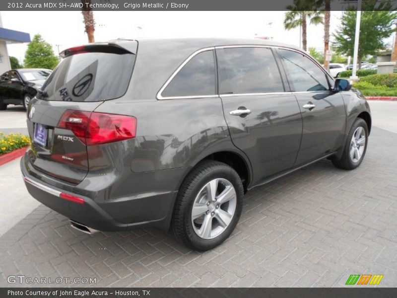 Grigio Metallic / Ebony 2012 Acura MDX SH-AWD Technology