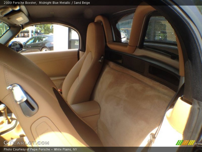 Midnight Blue Metallic / Sand Beige 2009 Porsche Boxster