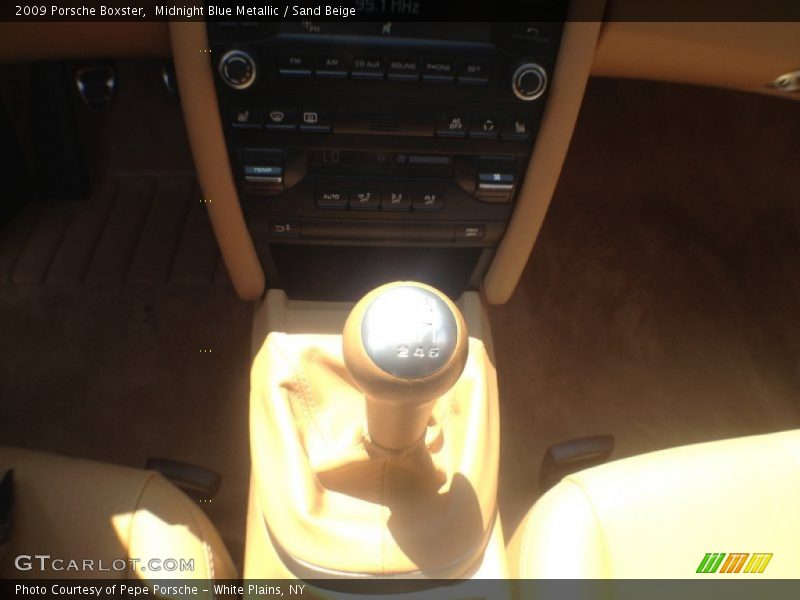 Midnight Blue Metallic / Sand Beige 2009 Porsche Boxster
