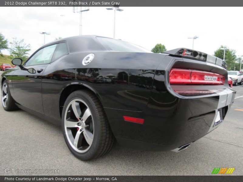 Pitch Black / Dark Slate Gray 2012 Dodge Challenger SRT8 392