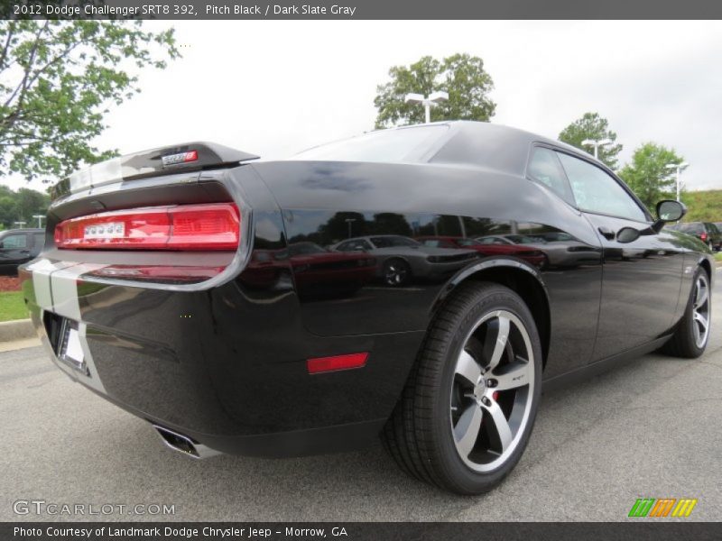 Pitch Black / Dark Slate Gray 2012 Dodge Challenger SRT8 392