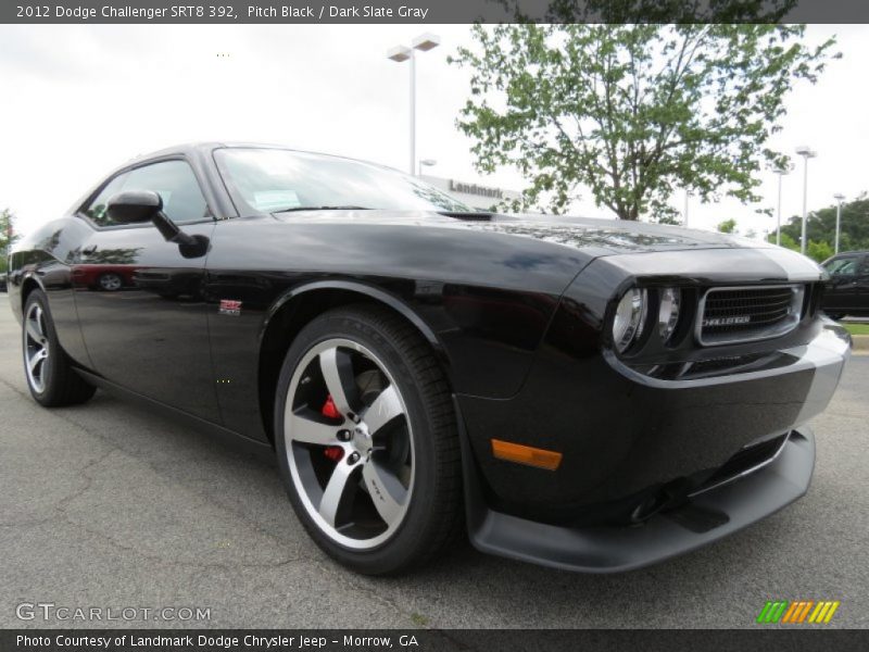 Pitch Black / Dark Slate Gray 2012 Dodge Challenger SRT8 392