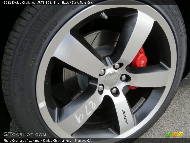 Pitch Black / Dark Slate Gray 2012 Dodge Challenger SRT8 392
