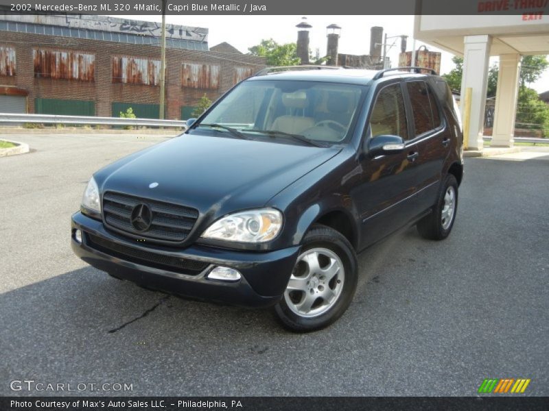 Capri Blue Metallic / Java 2002 Mercedes-Benz ML 320 4Matic