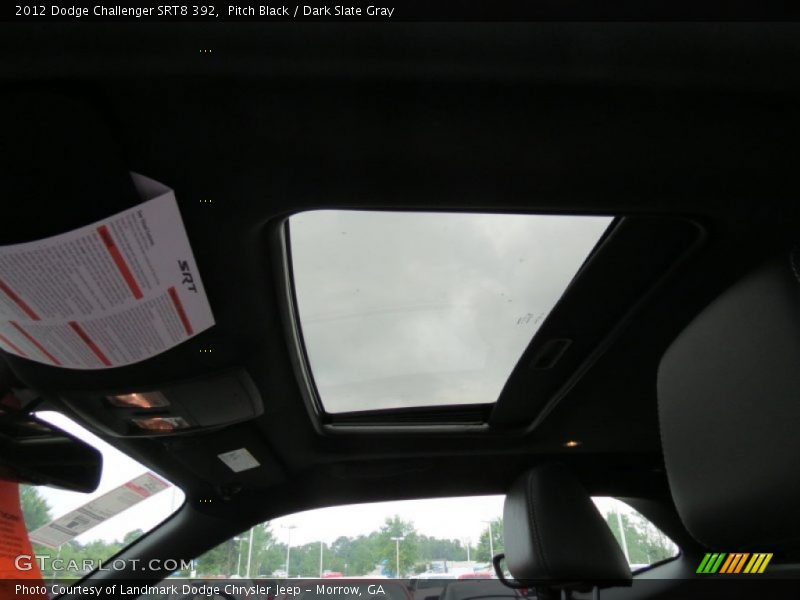 Pitch Black / Dark Slate Gray 2012 Dodge Challenger SRT8 392
