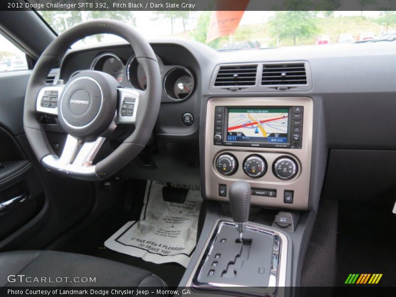 Pitch Black / Dark Slate Gray 2012 Dodge Challenger SRT8 392