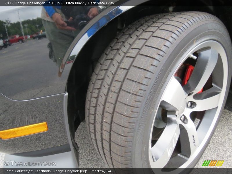 Pitch Black / Dark Slate Gray 2012 Dodge Challenger SRT8 392