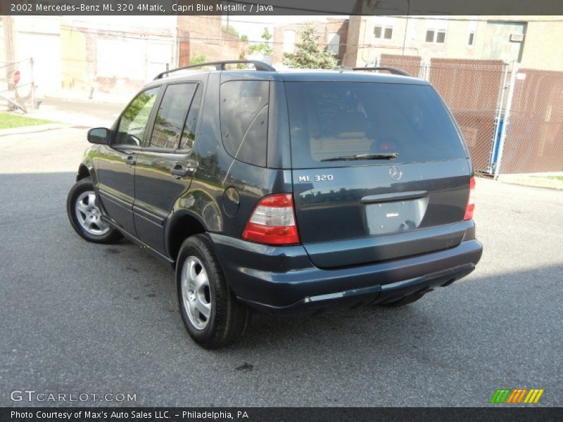 Capri Blue Metallic / Java 2002 Mercedes-Benz ML 320 4Matic